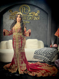 Caftan amira sirene rouge