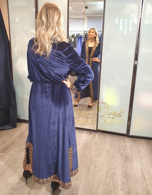 Kimono Traditionnel Bleu