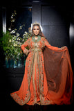 Caftan orange Amira